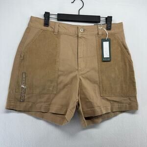 Alpine Design Shorts Womens 8 Brown AD Hiking Outdoor Corduroy Climbing 5" NEW